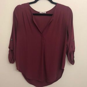 Ruby Colored Lush Top